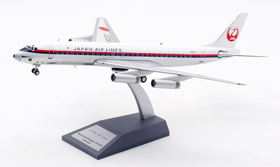 ❶　1/200　JAL　マクドネルダグラス DC-8-62 JA8037 ➀ 1/200 JAL マクドネルダグラス DC-8-62 JA8037 - メルカリ